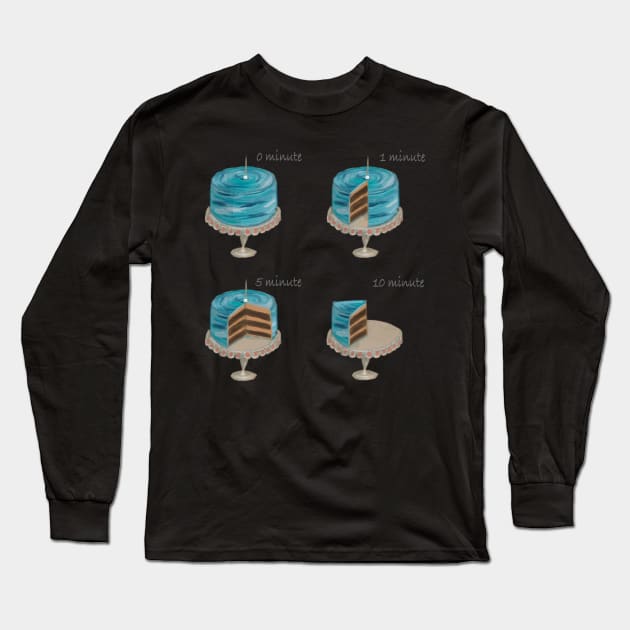 Birthday Cake Long Sleeve T-Shirt by sheron90